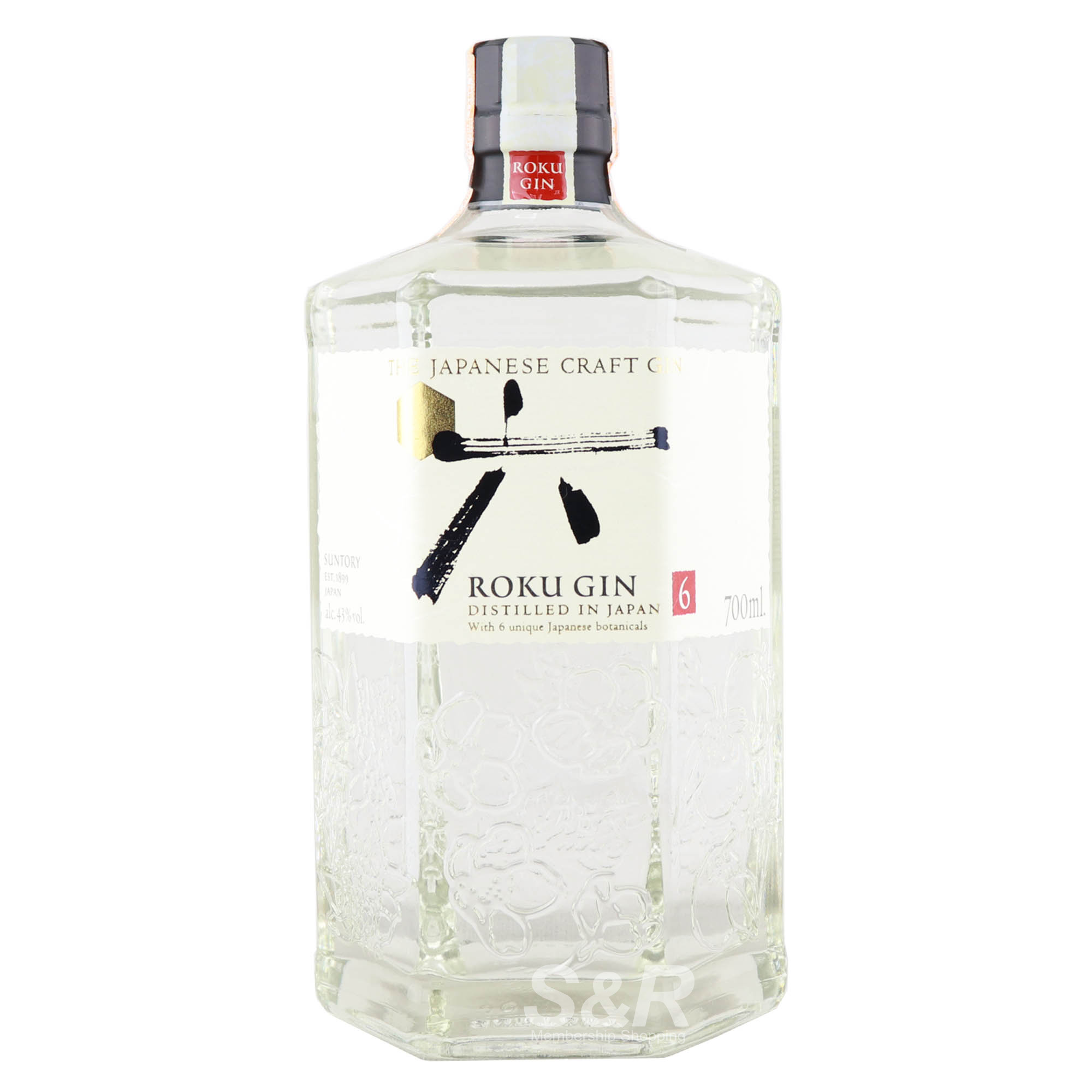Suntory Roku Gin 700mL Suntory Roku Gin 700mL